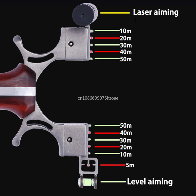 Solid Wood Handle Hunting Slingshot