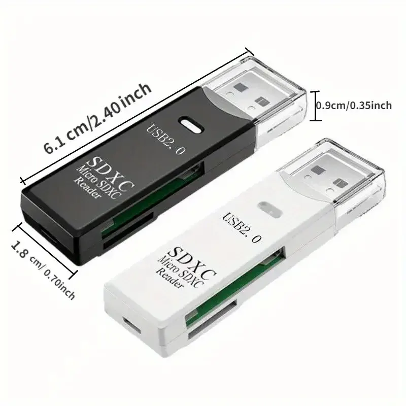 강력한 USB 3.0 2.0 마이크로 SD 카드 리더기, PC 카메라용 고속 데이터 변속기, 최대 5Gbps 다중 호환, 2-in-1