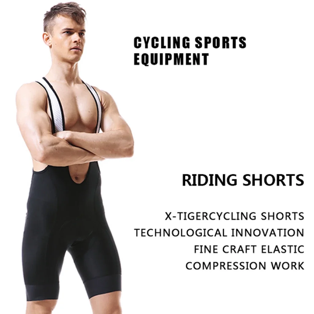 X-TIGER Cycling Shorts Triathlon Thickened 5D Gel Pad Lycra Bike Shorts Breathable Quick Dry Men's Mountain Bike Tights