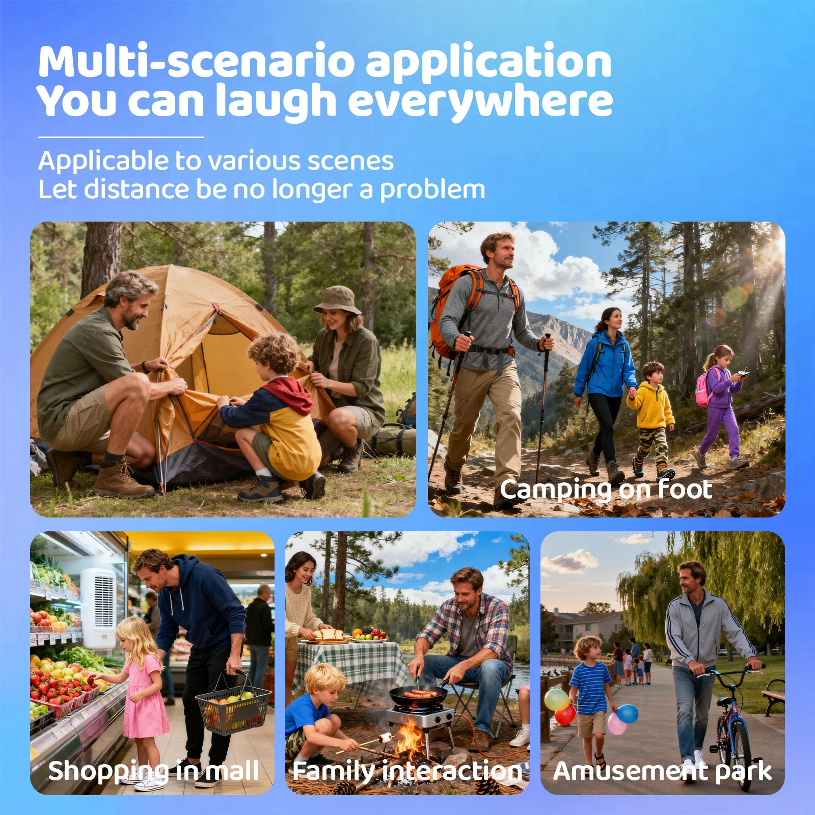 어린이용 비디오 무전기 2팩(디스플레이 화면, 음성 변환기, 실시간 화상 채팅 기능 포함) 장거리 통신 기능이 있는 어린이 선물용