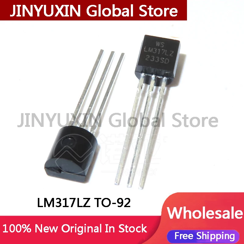 Bridgold 20pcs LM317T LM317 Adjustable Positive Voltage Regulator In TO