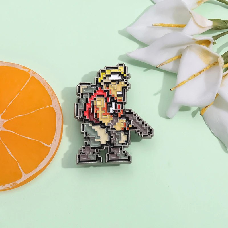 Shooting Game Enamel Pin - Detailed View 6