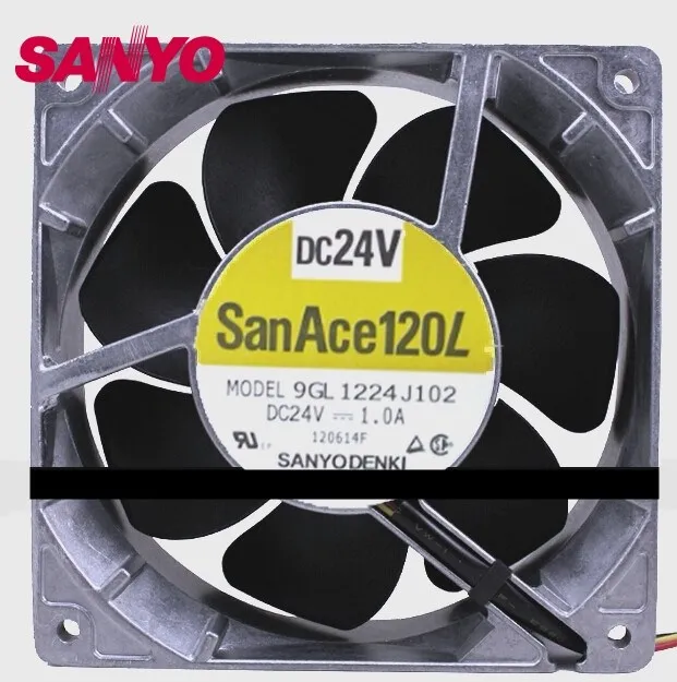 Quadro de Alumínio Grande Ventilador de Refrigeração 9gl1224j102 do Inversor do Volume do ar 12038 1.0a 24v 12cm 120 mm