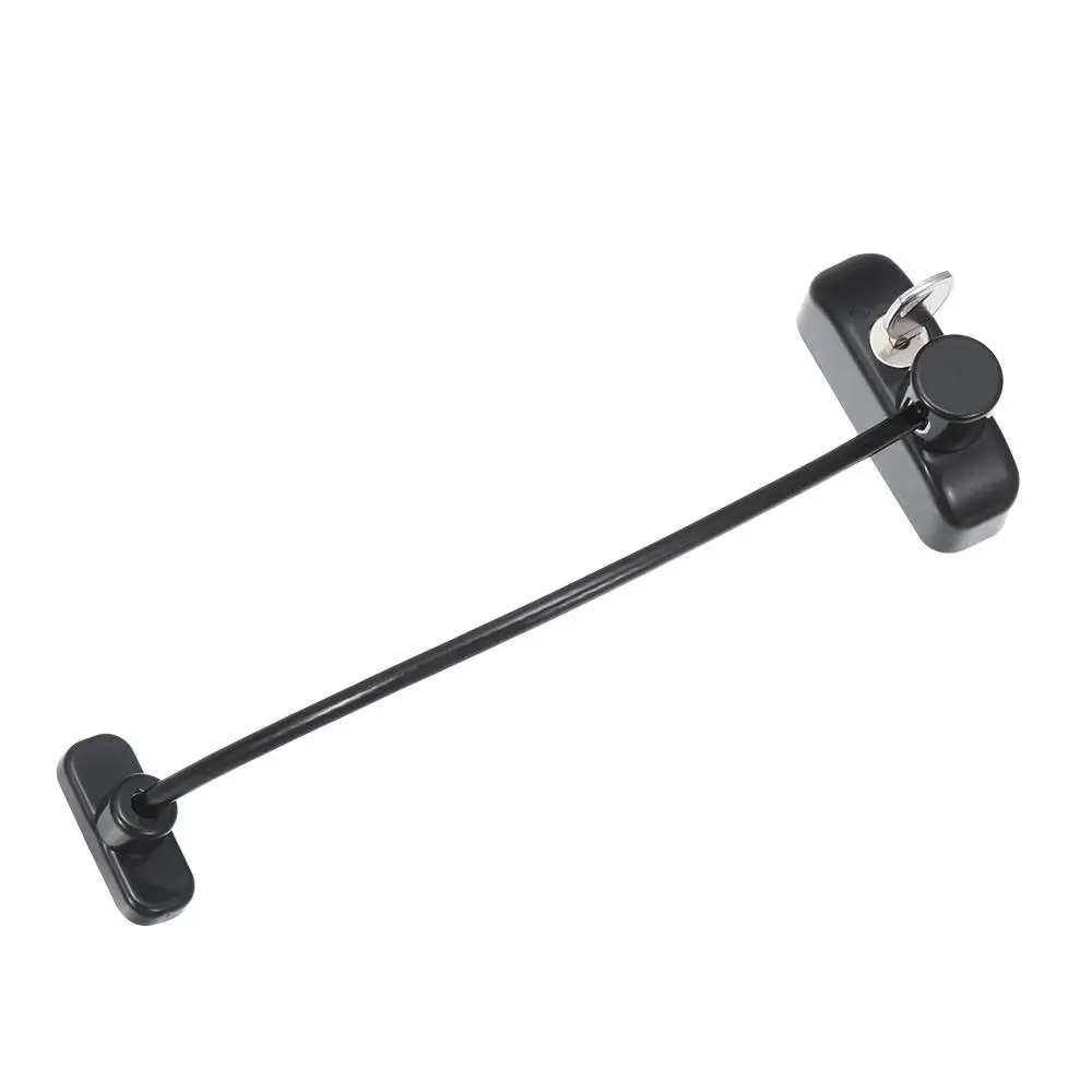Window Security Cable Lock Restrictor for Home Safety