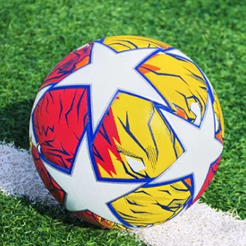 New 1pc Durable Size 5 Soccer Ball - High Elasticity Ball Training And Competition 5