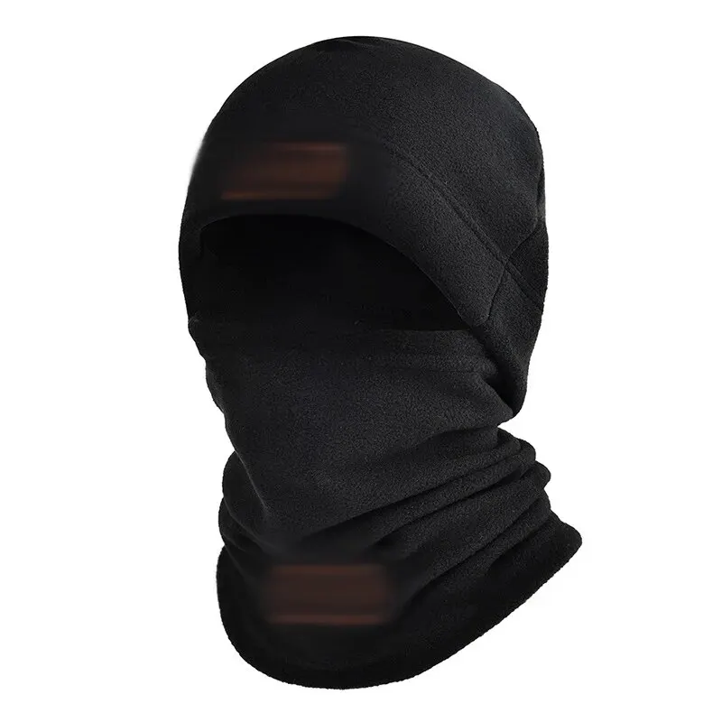Polar Coral Hat Fleece Balaclava Men Face Warmer Beanies Thermal Head Cover Tactical Military Sports Scarf Caps
