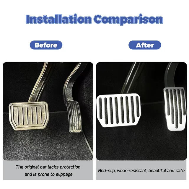 현대적인 주행을 위한 Futhope 자동차 풋 페달 패드 커버