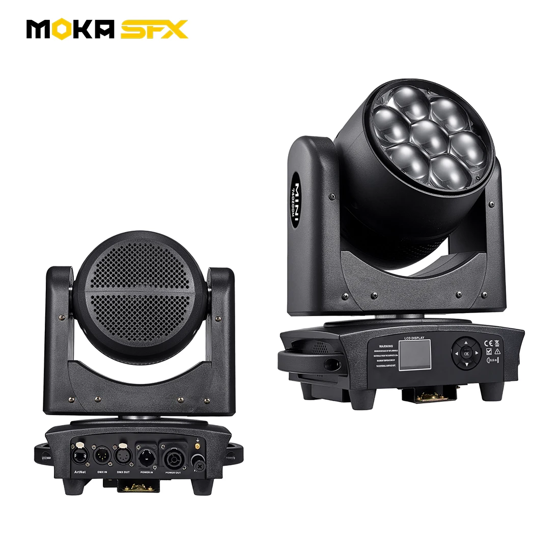 

LED 7x40W Zoom Lamp Mini RGBW Wash Moving Head Light with 5-pin ArtNet Interface Stage Lighting Equipment for DJ Disco Party KTV