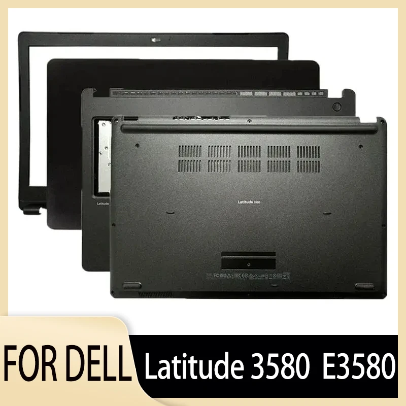 

New For Dell Latitude 3580 E3580 Lcd Back Cover Rear Lid Bezel Palmrest Upper Case Fingerprint Hole Bottom Shell