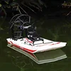 Rc Remote Controlled Boat 2.4G Diy Electric Boat Model Toy Amphibious Rescue Air Cushion Ship Cotrol Boat Birthday Outdoor Gifts 2