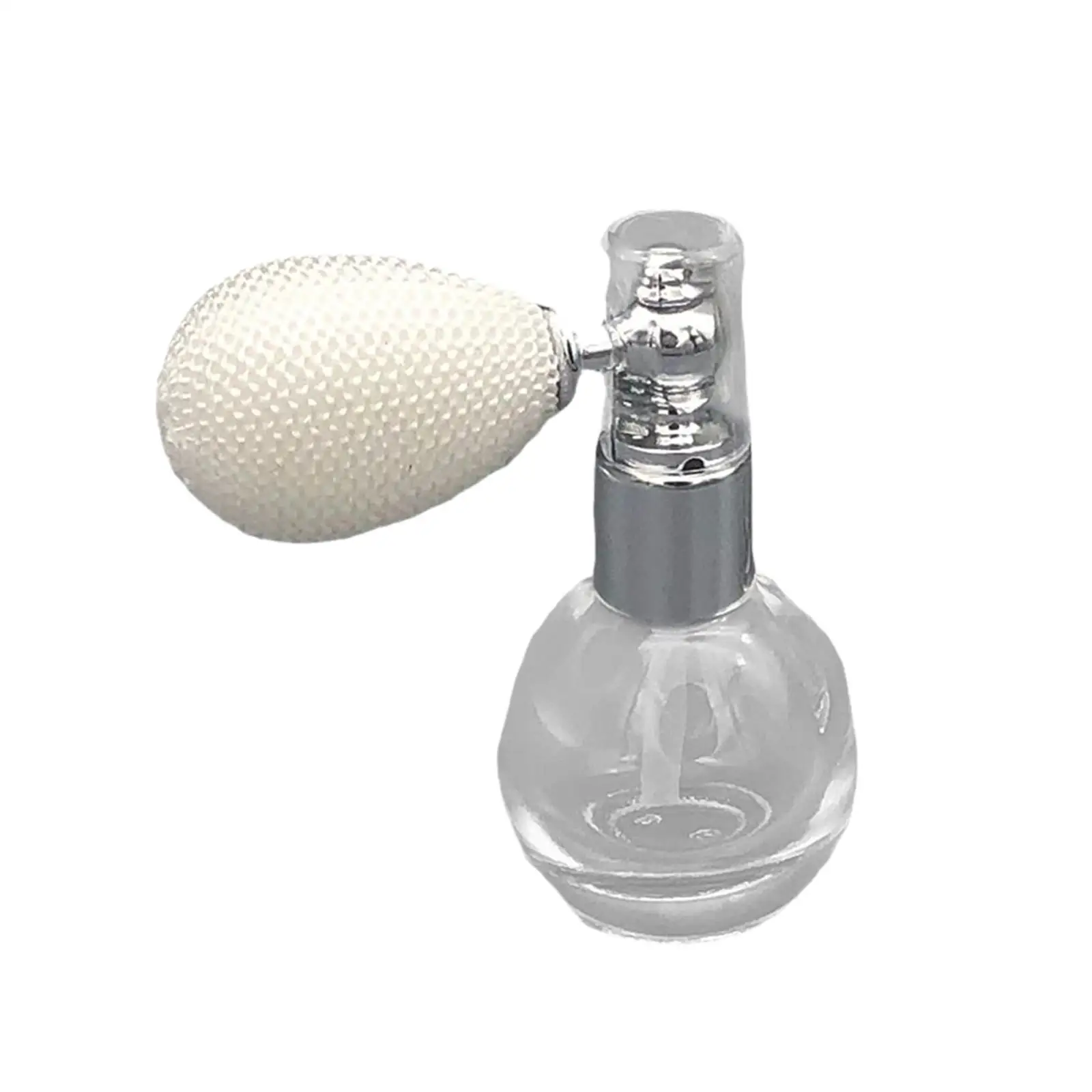 Perfume Spray Refillable Empty for Women Girls Transparent Pocket Home Salon Vintage Design Gift Idea Anti Clog 12ml
