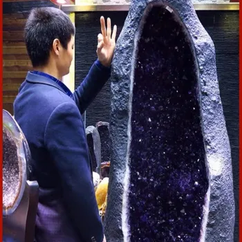 Large Size Natural Cornucopia Amethyst Cavity, Home and Office Decoration, Spiritual Healing Spirit Stone