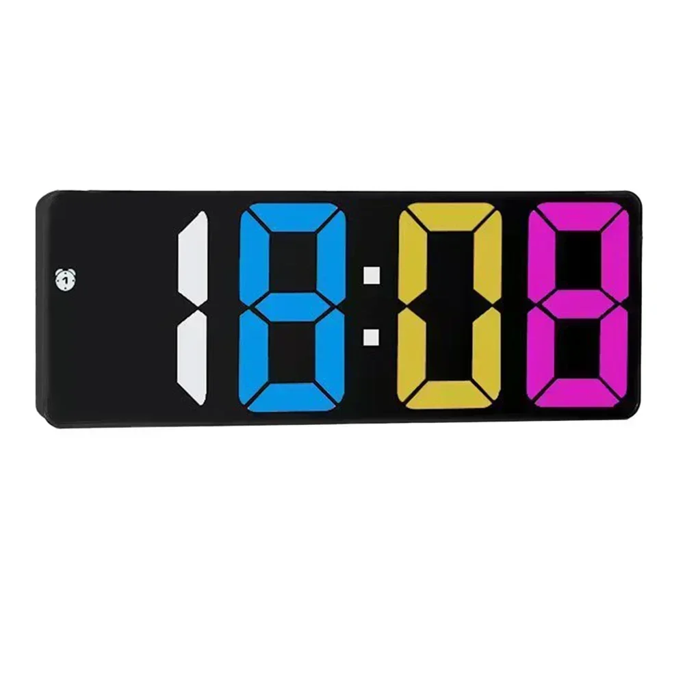 Smart Electronic Clock with Bright Display, Voice Control, and Multifunctional Features