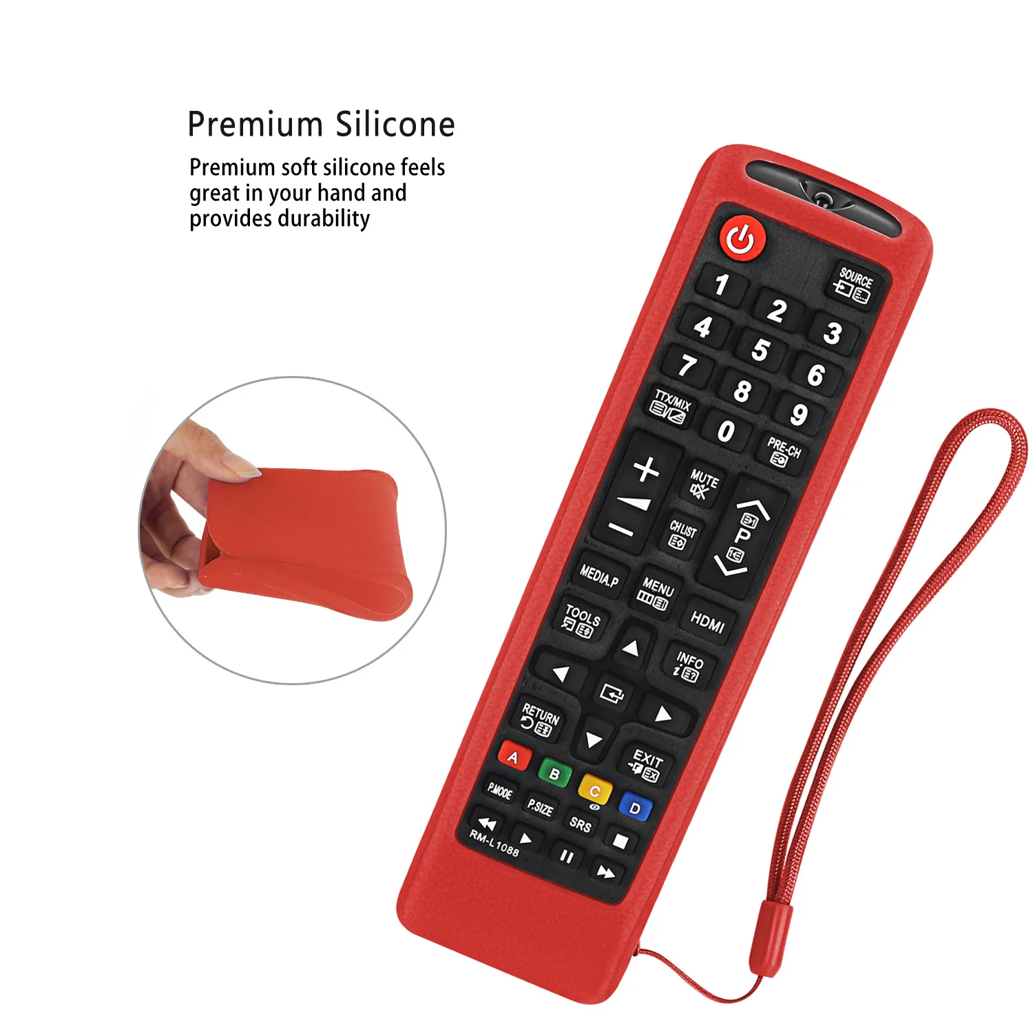 Full Coverd Protective Case for Samsung TV AA59-00816A 00611A 752A BN59-01199F Remote Control Silicone Anti-skip Waterproof
