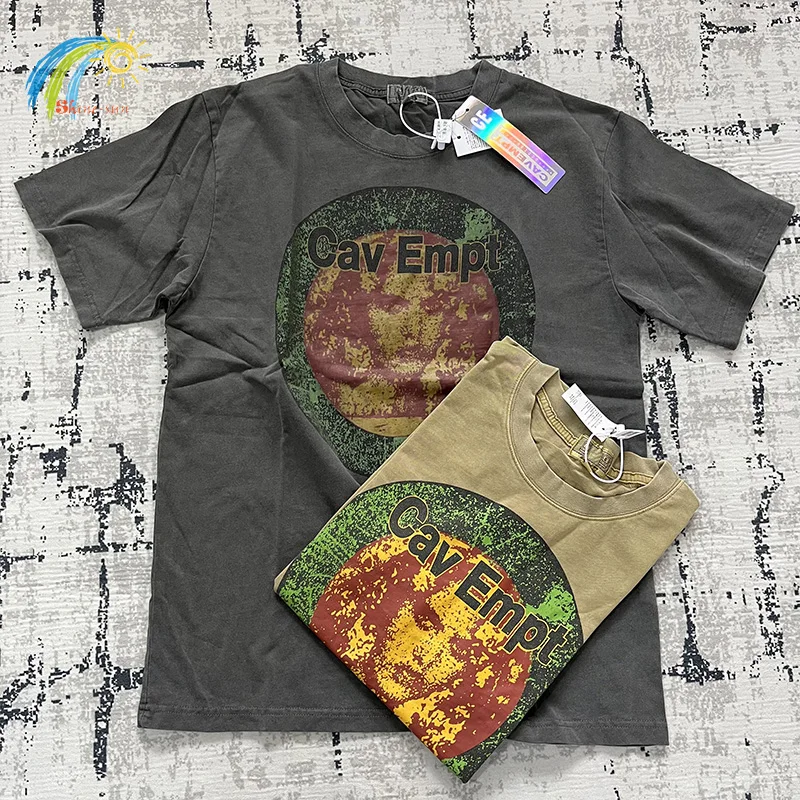 Ambiguous Character Print C.E Cav Empt T-Shirt Men Women 