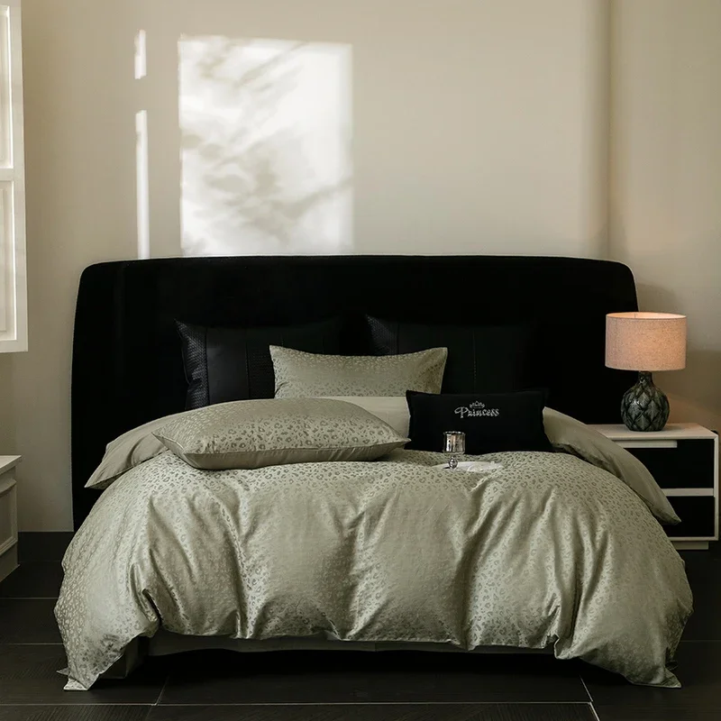 New 2025 Bedding Sets - Long-Staple Cotton, 100% Cotton, 5A Grade, High Thread Count, Satin Jacquard, King Size 6