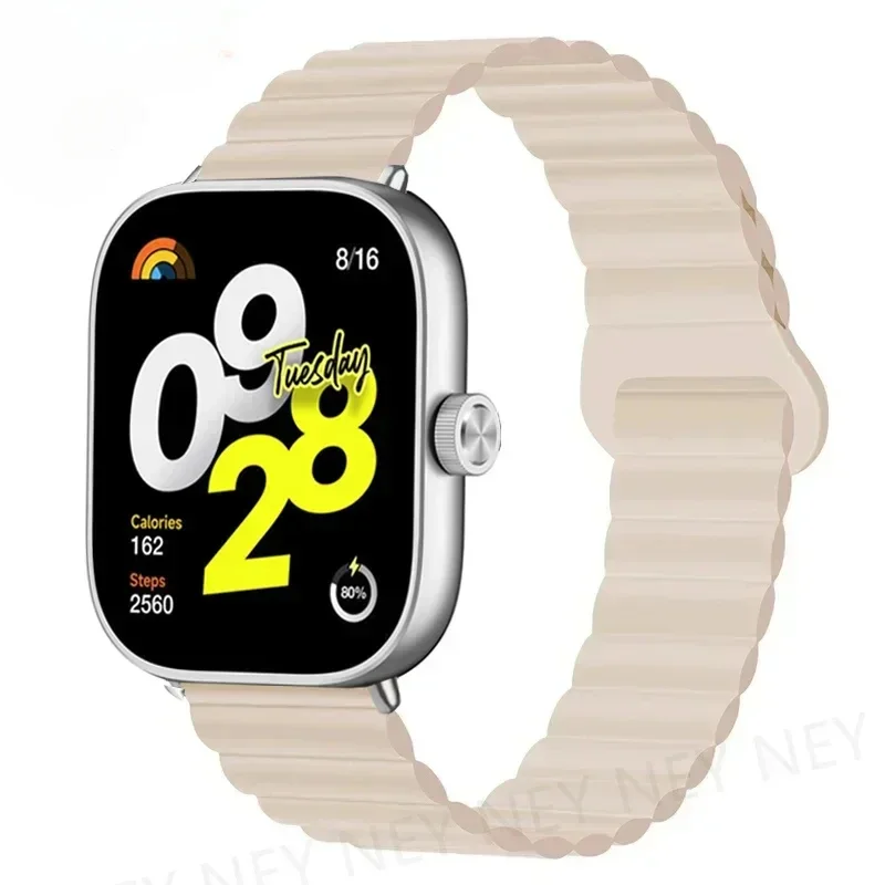 Magnetic Silicone Sport Wristband Bracelet - Universal Smartwatch Accessory