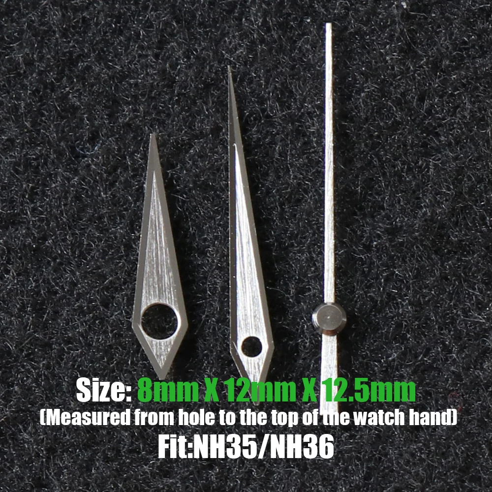 Watch Accessories NH35 8*12*12.5mm Hand For Seiko GS NH35 NH36 Movement Needle Hands
