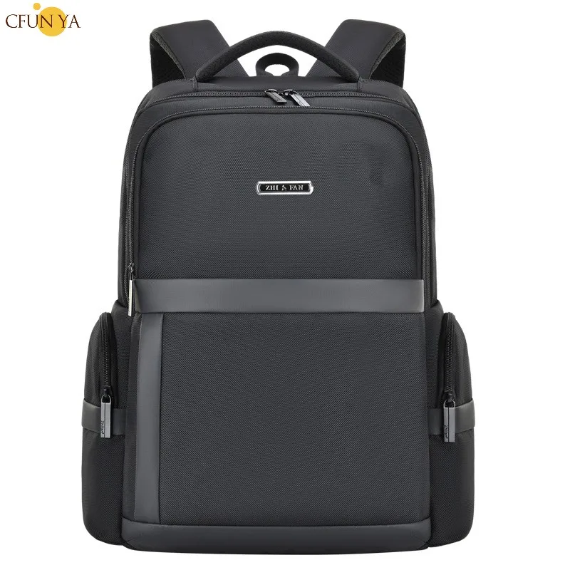 

Роскошный деловой рюкзак CFUN YA Для мужчин, вместительный водонепроницаемый дорожный портфель для компьютера 16 дюймов, школьный ранец для колледжа