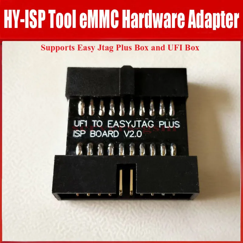 HY-ISP-EMMC 플라잉 라인 어댑터 도구, 소형 보드, 간편한 JTAG UFI 박스 지원, 온라인 문제 해결, (색상 랜덤 배송)