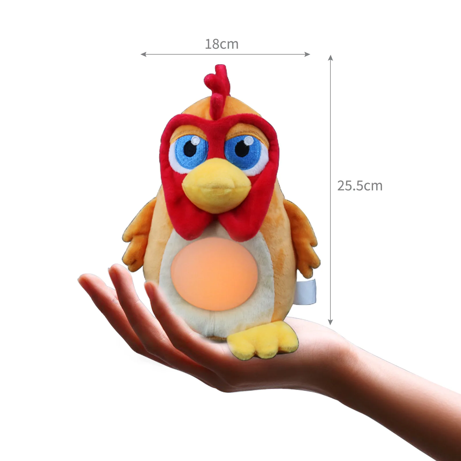 Kawaii Plush Toys with Light Musical Doll 22cm For New Born Soft Sleep Toys For Kids Baby's Stuffed Animals La Granja De Zenon