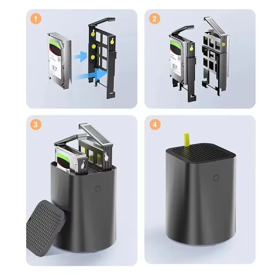 Topton 2 ベイ NAS R1 PRO AMD Ryzen 7 5825U Intel N150 ミニ PC 2x