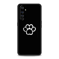Adorable Paw Love Phone Case - Cute Cat & Dog Design Cover for Realme GT5 (A1)
