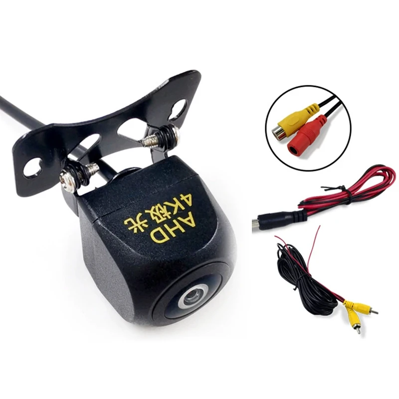 12V AHD 차량 후방 카메라 방수 야간 투시 HD 컬러 이미지 자동차 주차 백업 후방 카메라