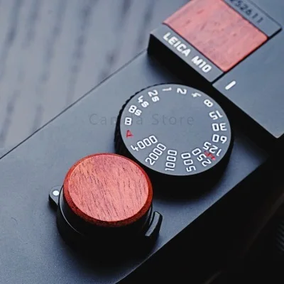 Pulsante Di Rilascio Dell'Otturatore In Legno Della Fotocamera E Copriscarpe In Legno Per Leica M10 M10-P M10P M9 M8
