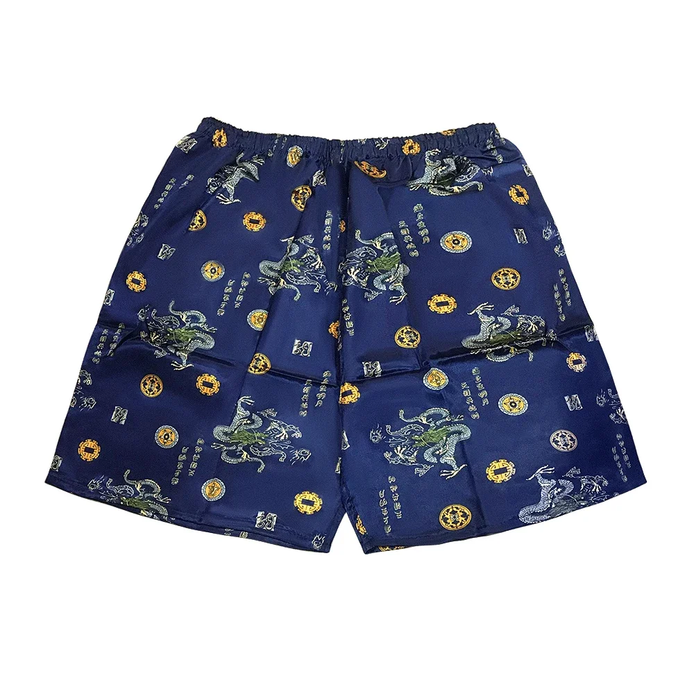 Men sleep bottoms silk satin pajamas casual sleep short pants mens sleep shorts pajama pants