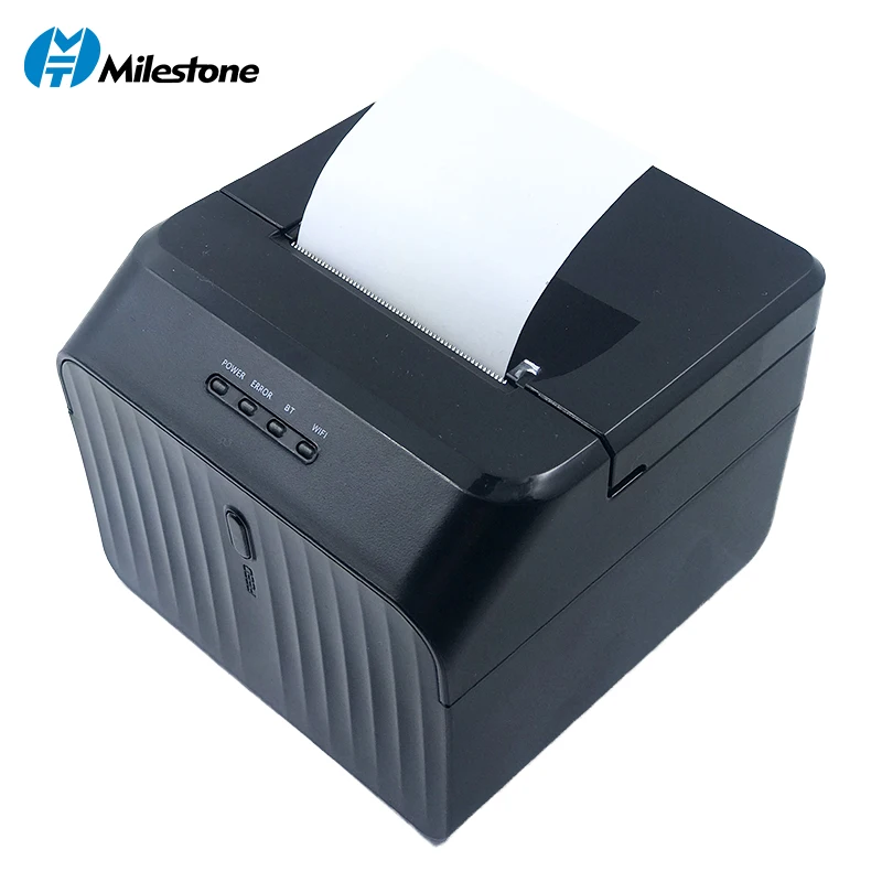 마일스톤 미니 아이템 열전사 프린터, 데스크탑 Pos 블랙 영수증 열전사 프린터, 2 인치 58mm 블루투스