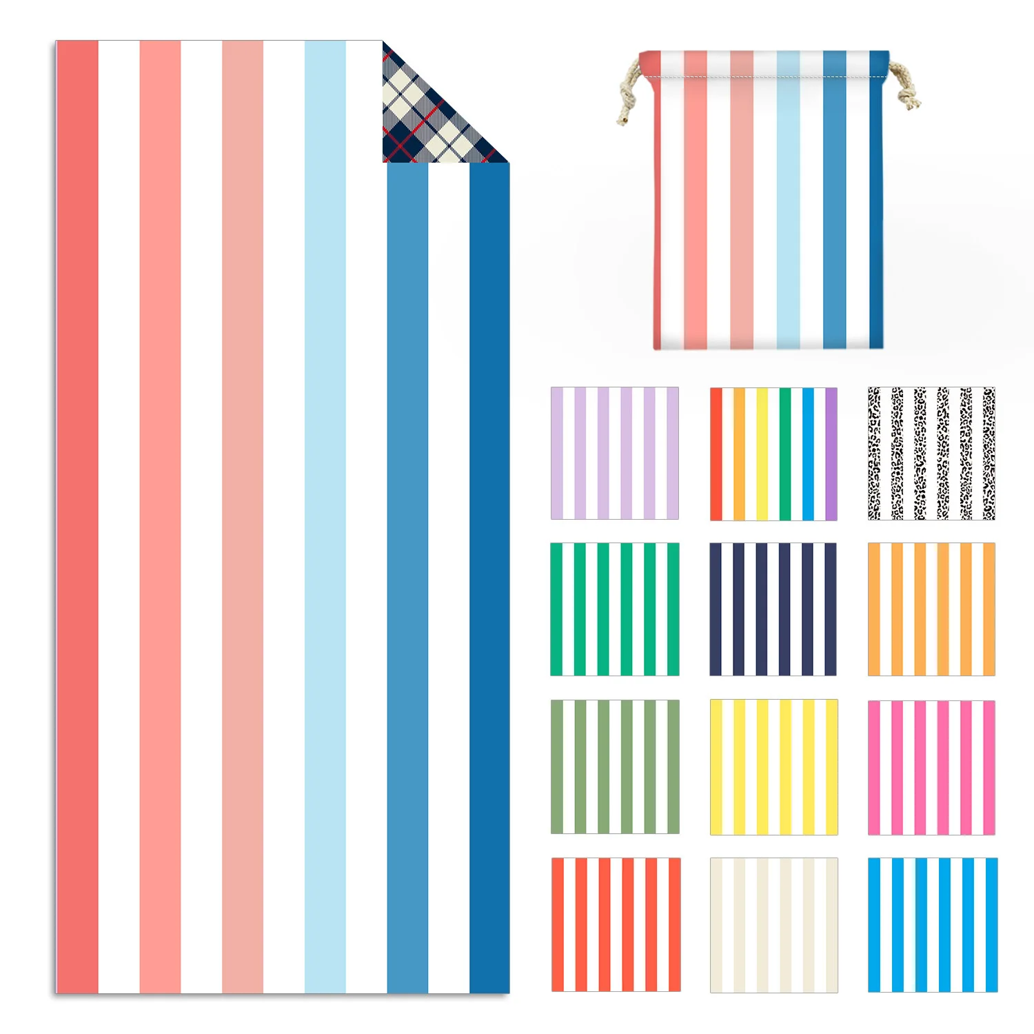 

Beach Towel Microfiber Oversize Extra Large Quick Drying Quick Fast Dry Sand Free 80x160cm Proof Pool Towel Lounge Cover