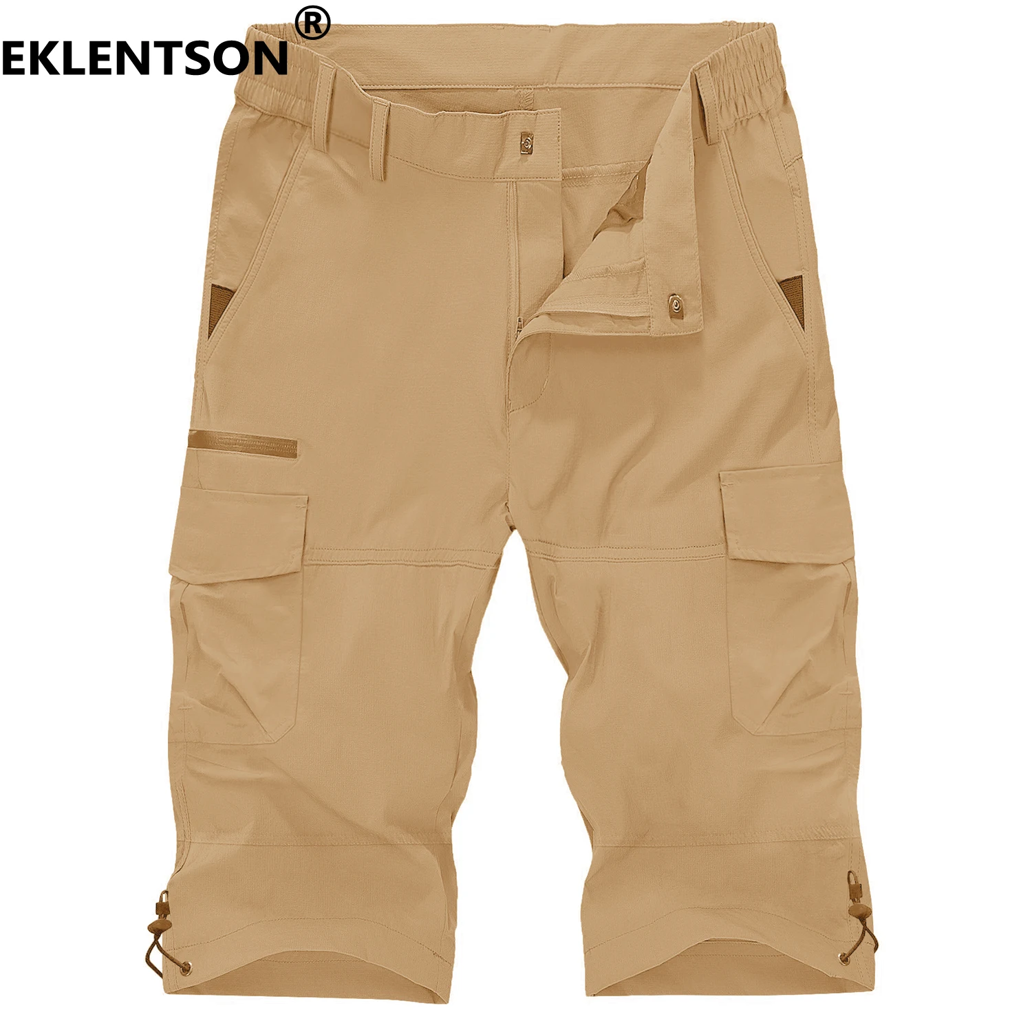 EKLENTSON Men'S Cargo Shorts Quick Dry Lightweight WaterProof
