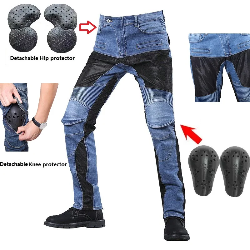 Texwood men's casual and sports wear store, summer beach clothes, men's leather fashion, jewelry, sunglasses New spring summer autumn motorcycle pants classic outdoor riding motorcycle jeans Drop-resistant pants with protective gear