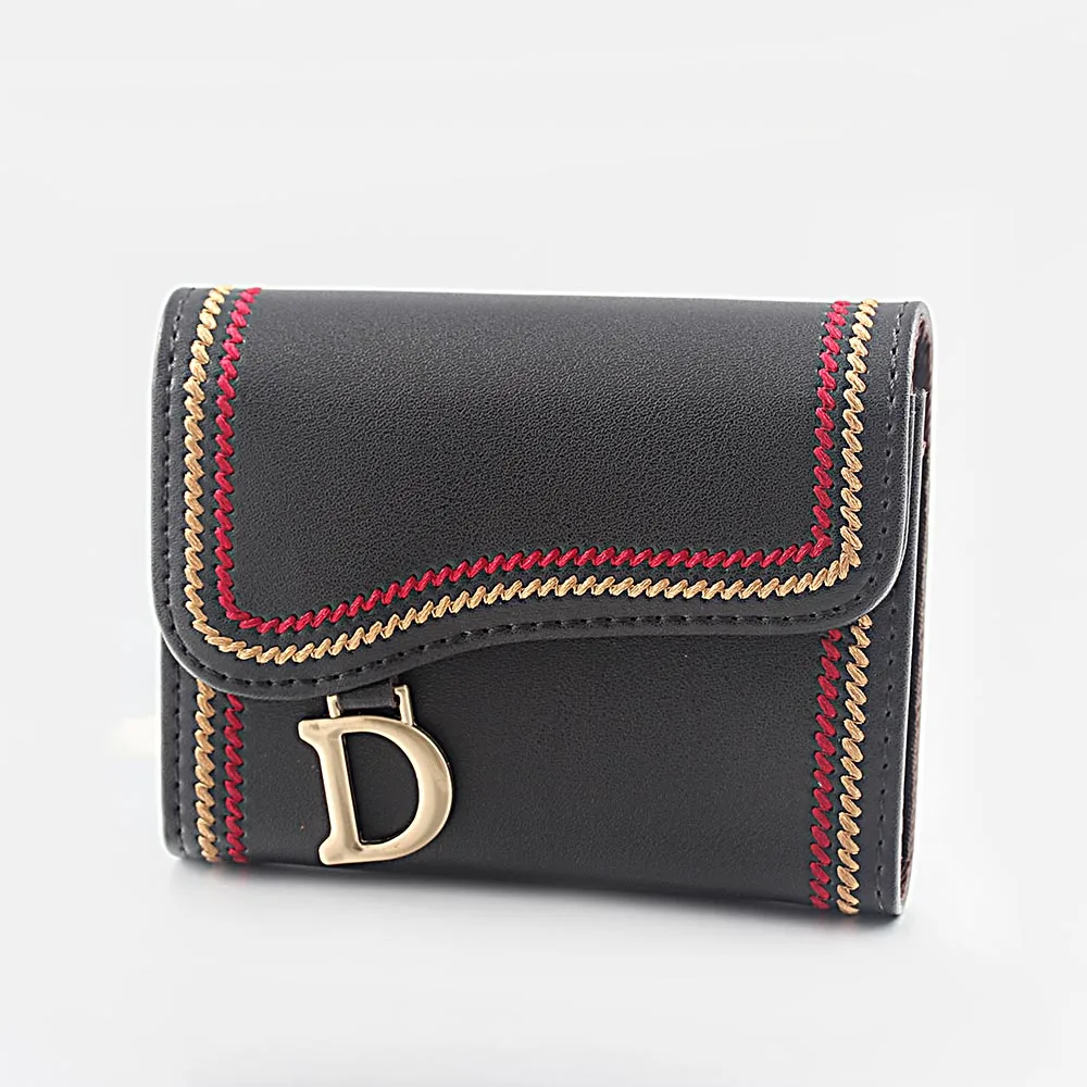 

Letter D Pendant Organ Multi-capacity Leather Bank Credit VIP ID Card Holder