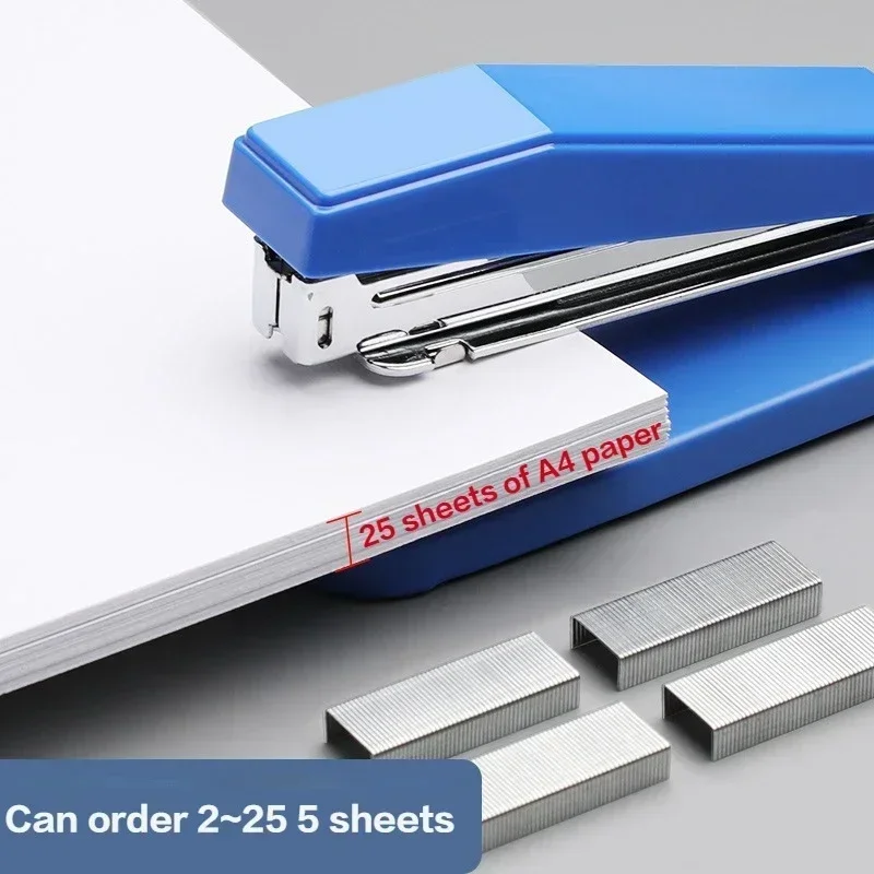 Rotatable Stapler 360 Rotatable Metal Heavy Duty Standard Long Stapling Use Staples Office Bookbinding Supplies Manual Binding