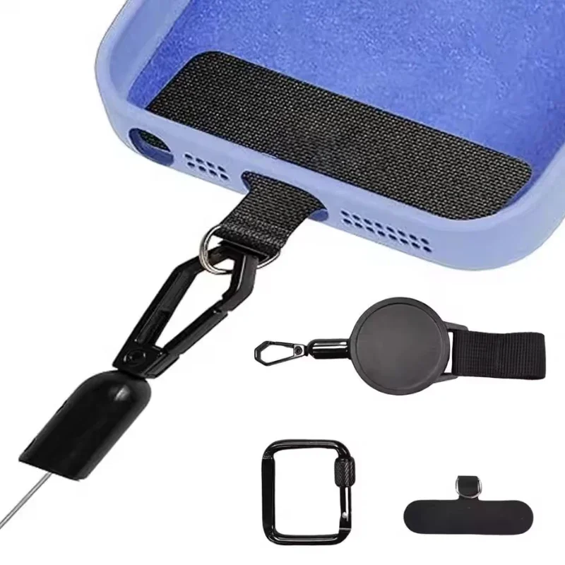 Retractable Anti-Theft Phone Holder with Belt Clip