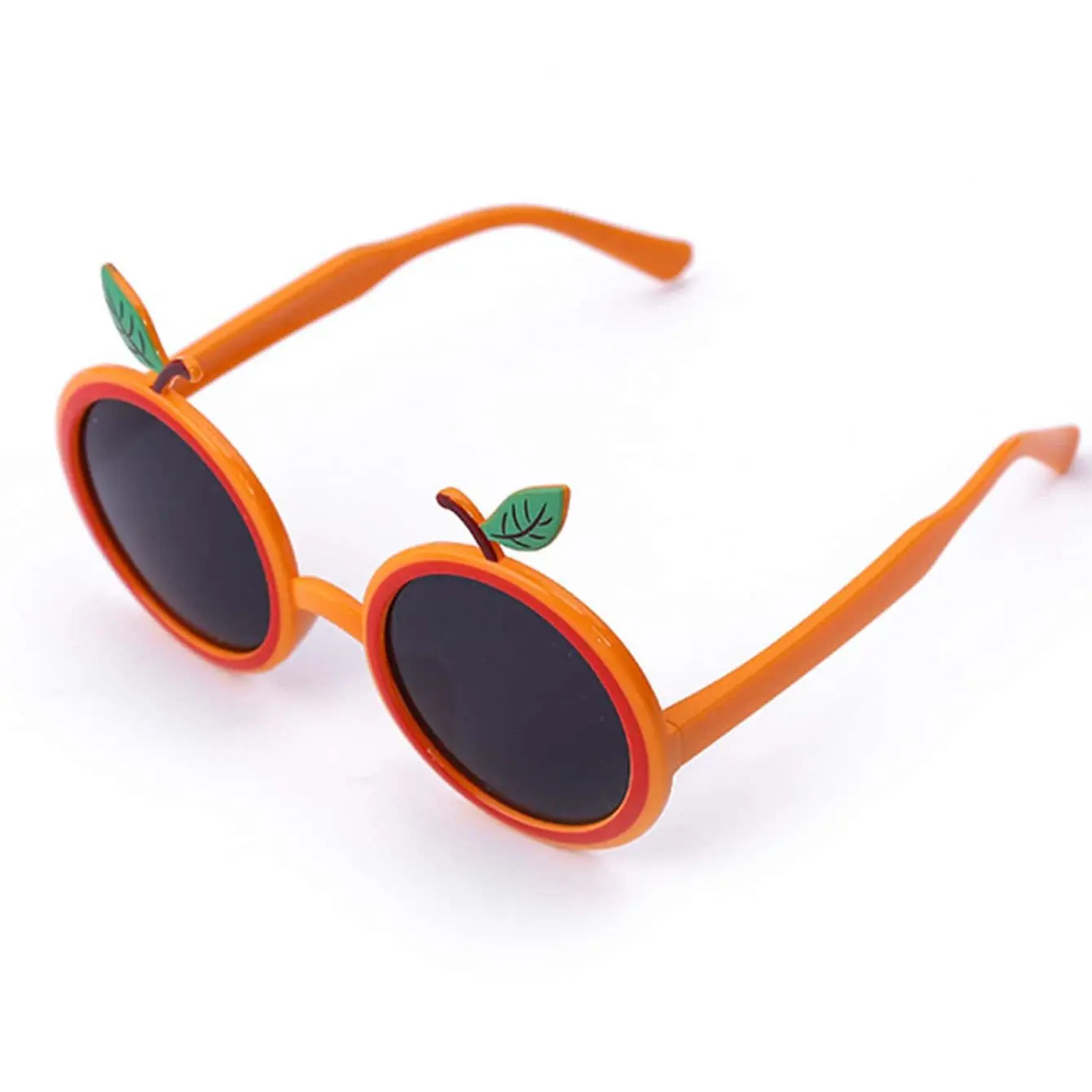 1pc Orange Design Party Glasses, Cartoon Plastic Fruit Design Party Prop Glasses For Party