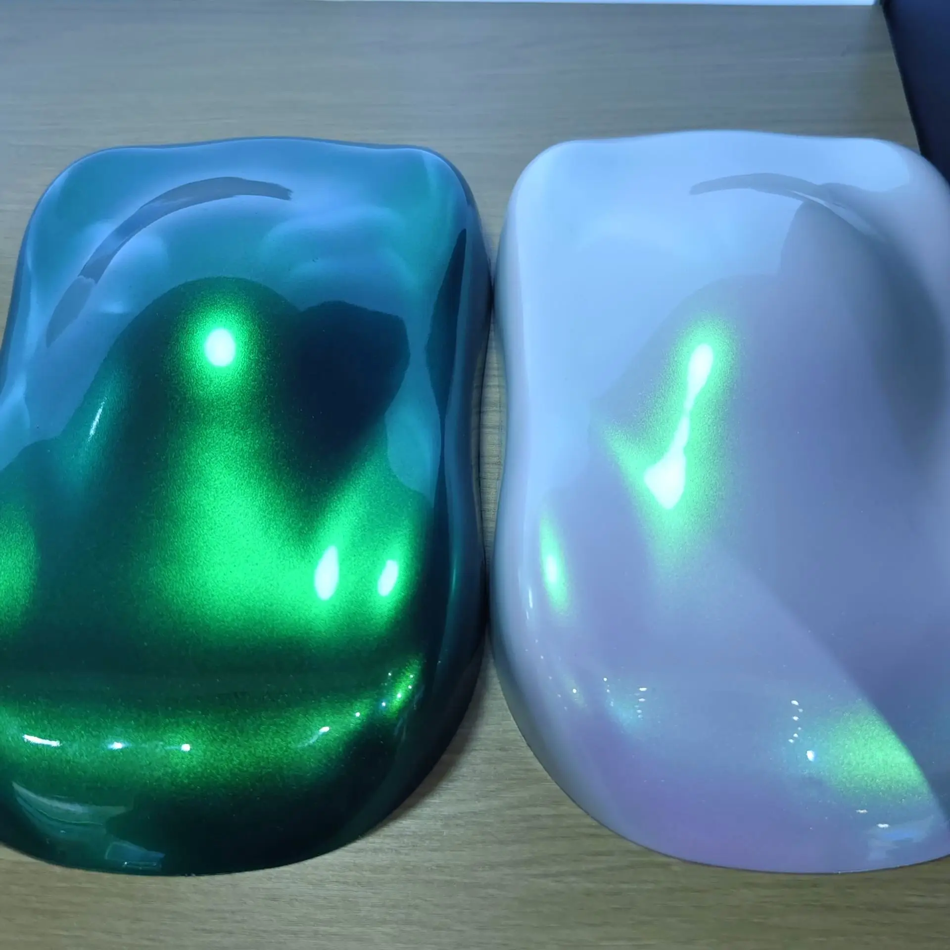 New Intense Iridescent Ghost Green pearl car paint Pigment Powder