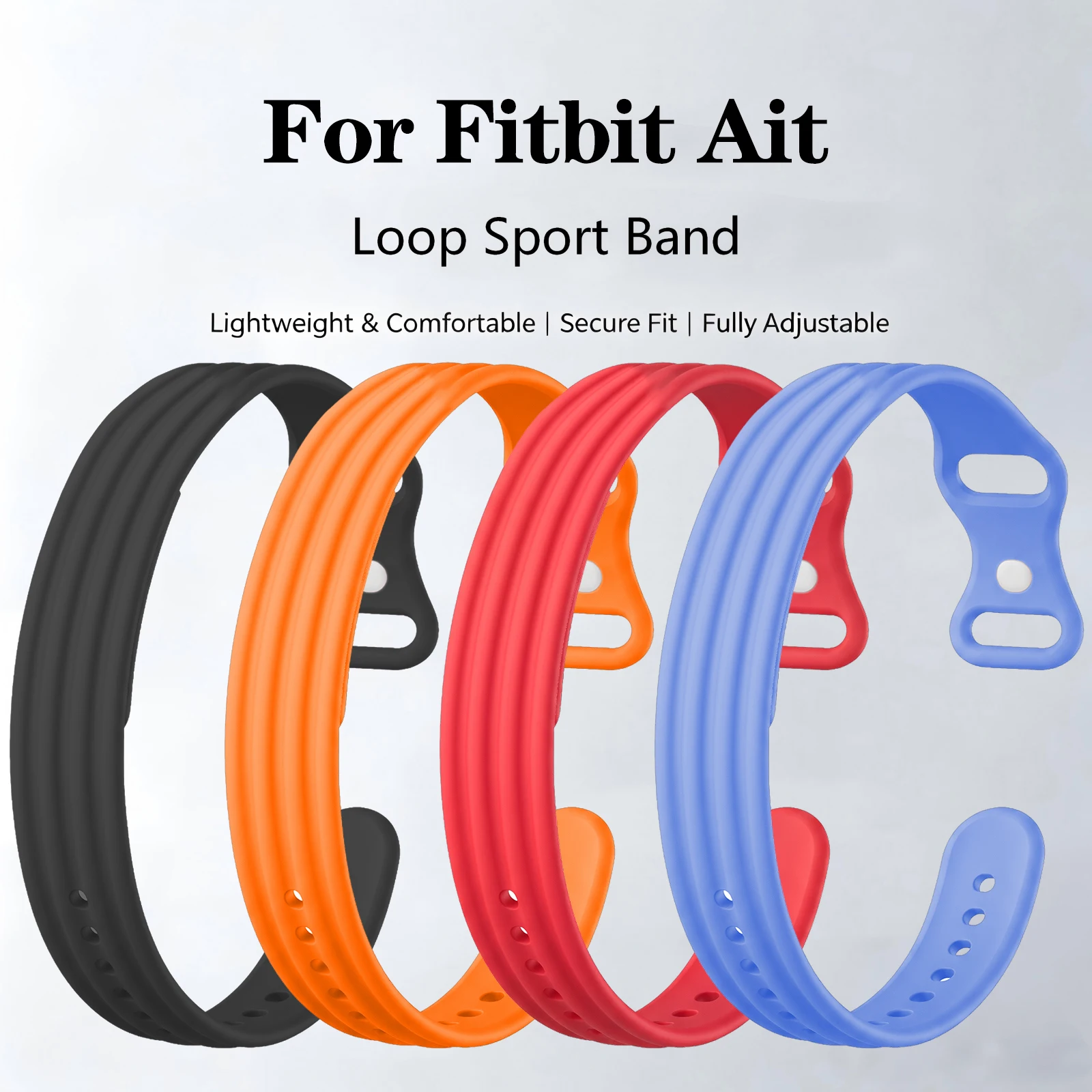 Google Fitbit Air Active Band – Trainingsfreundliches Silikonband – nur kompatibel mit Fitbit Air