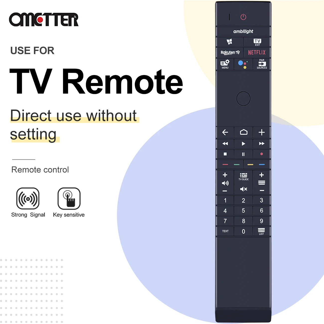 Nuovo Per Philips Voice Tv Rc4304501/01Rp/Muslimah Ambilight 2020 50 Pus8545 58 Pus8545