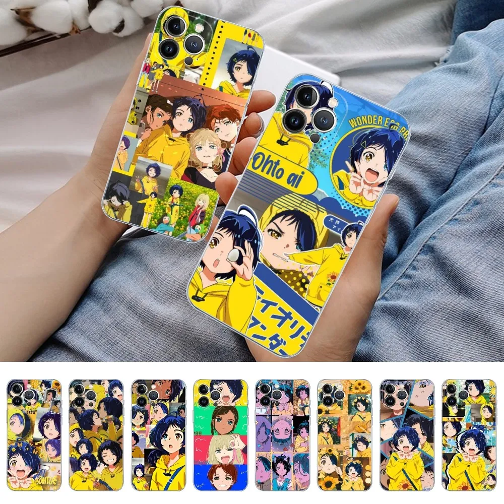 Wonder Egg Priority Phone Case Per Iphone 15 14 11 12 13 Mini Pro Xs Max Cover 6 7 8 Plus X Xr Se 2020 Funda Shell