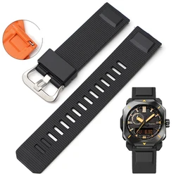 23mm Waterproof Silicone Sport Watch Band - Quick Release TPU Strap - 23mm (Black)
