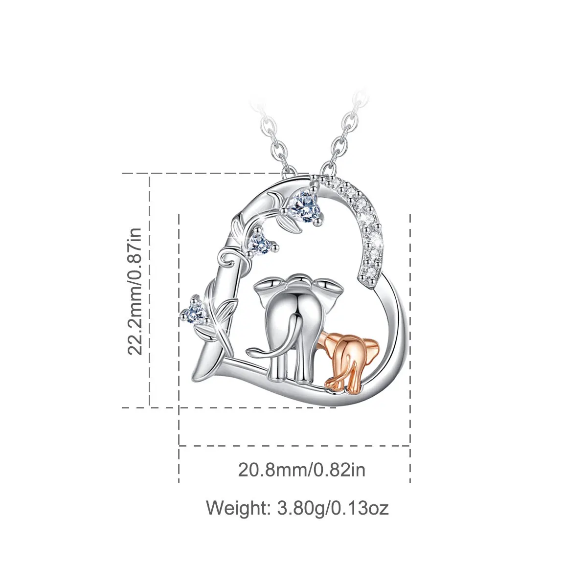 Per Bracciali E Collane Ciondolo Cuore Aperto Sterling