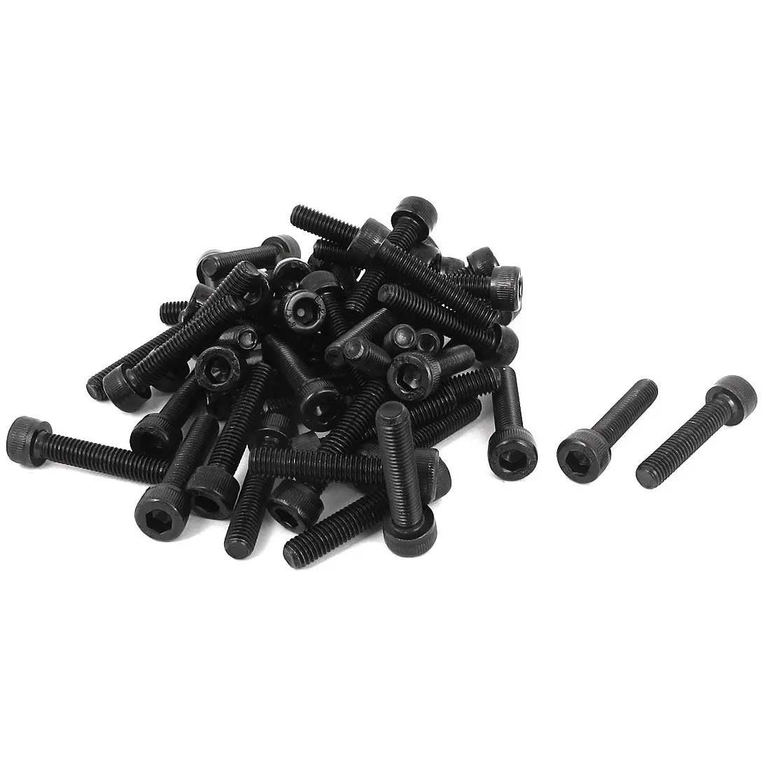 

Kidisoii M3 x 45mm Hex Bolt Socket Head Cap Machine Screws Fasteners Black 50Pcs