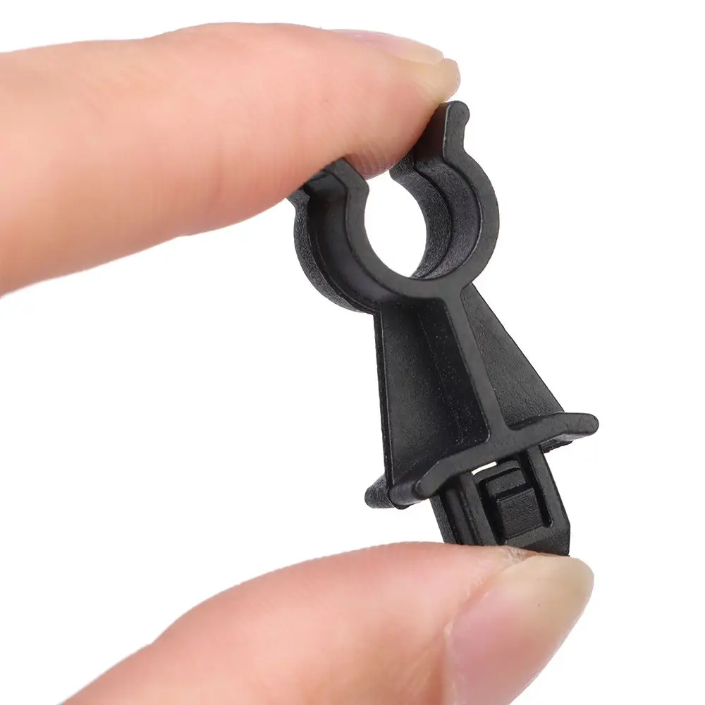 10Pcs Bonnet Hood Support Prod Rod Clamp Clip Holder Tool ​65722EB300 for Nissan Qashqai Dualis J10 Navara D40 PathfinderR51