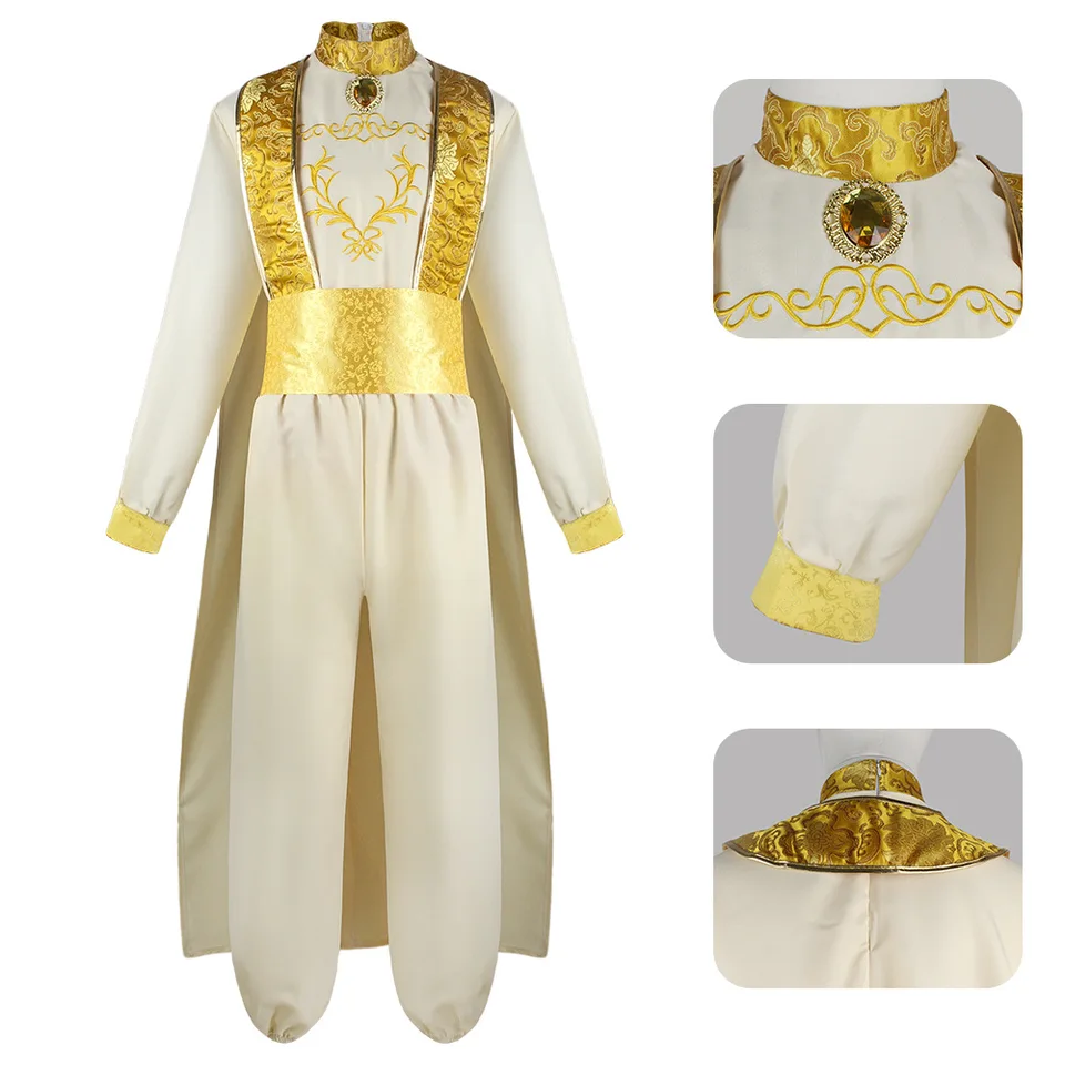 アラジン-大人のコスプレ衣装セット,完全な大人のユニフォームセット