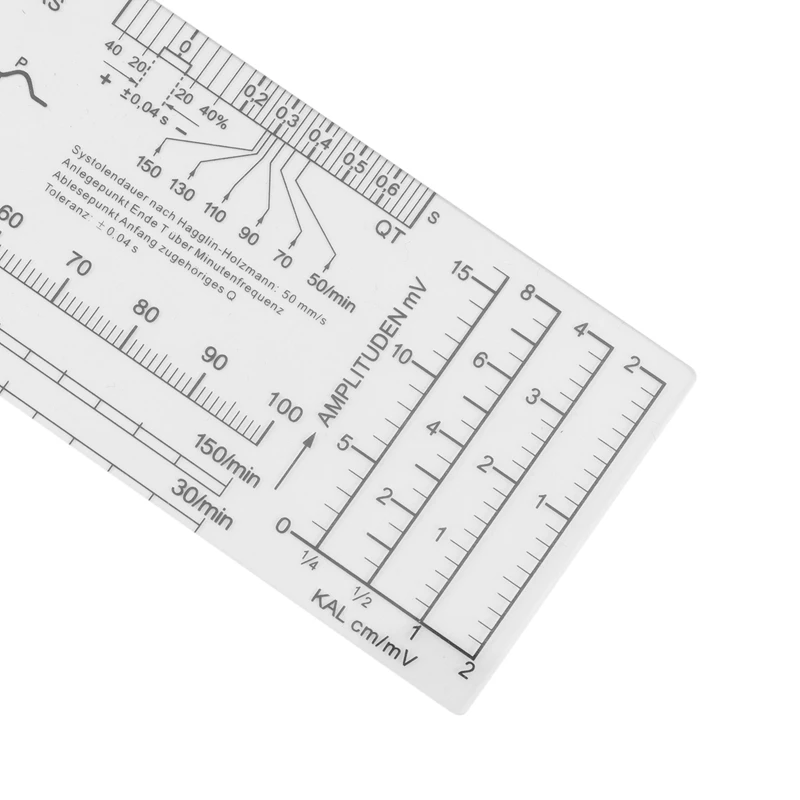 EKG 눈금자 포켓 카드, 영어 필수