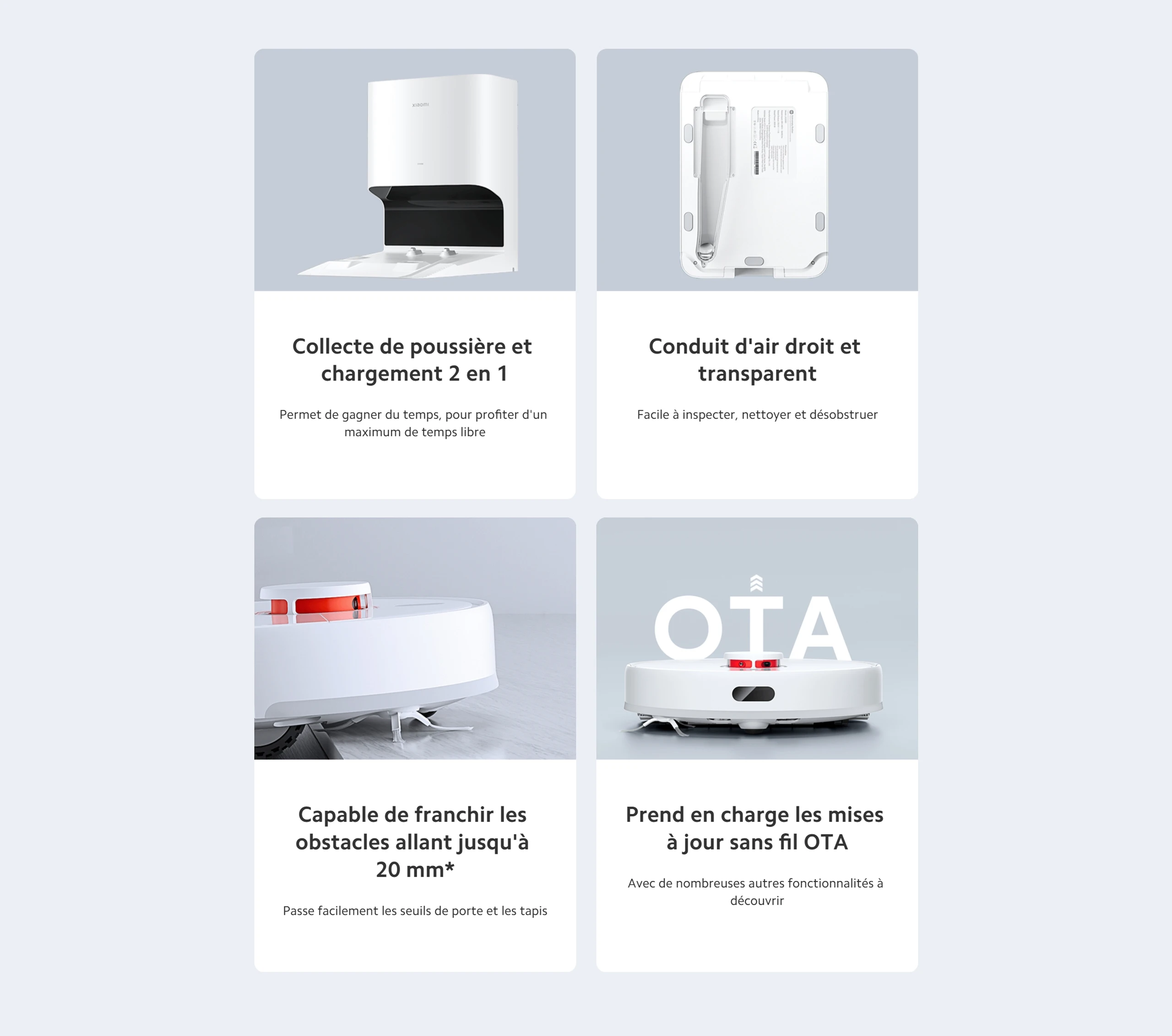 Robot vacuum cleaning under a sofa