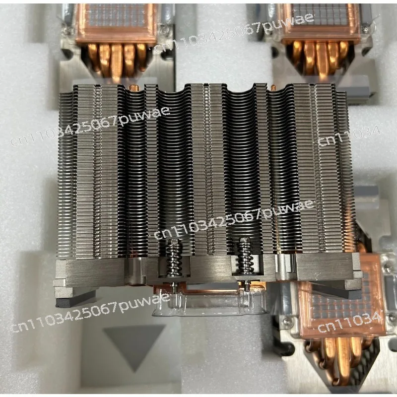 새로운 V100 SXM2 쿨러 | 10개의 구리 튜브(11cm) 사전 도포된 열전도 그리스 포함, 고효율 방열